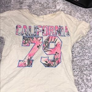 Forever 21 California Cream Tee